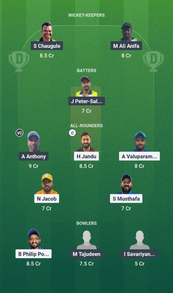 KRM vs CHK Dream11 Prediction KCC T20 Challengers A League Edition 3 2025 Match 10 Fantasy Tips