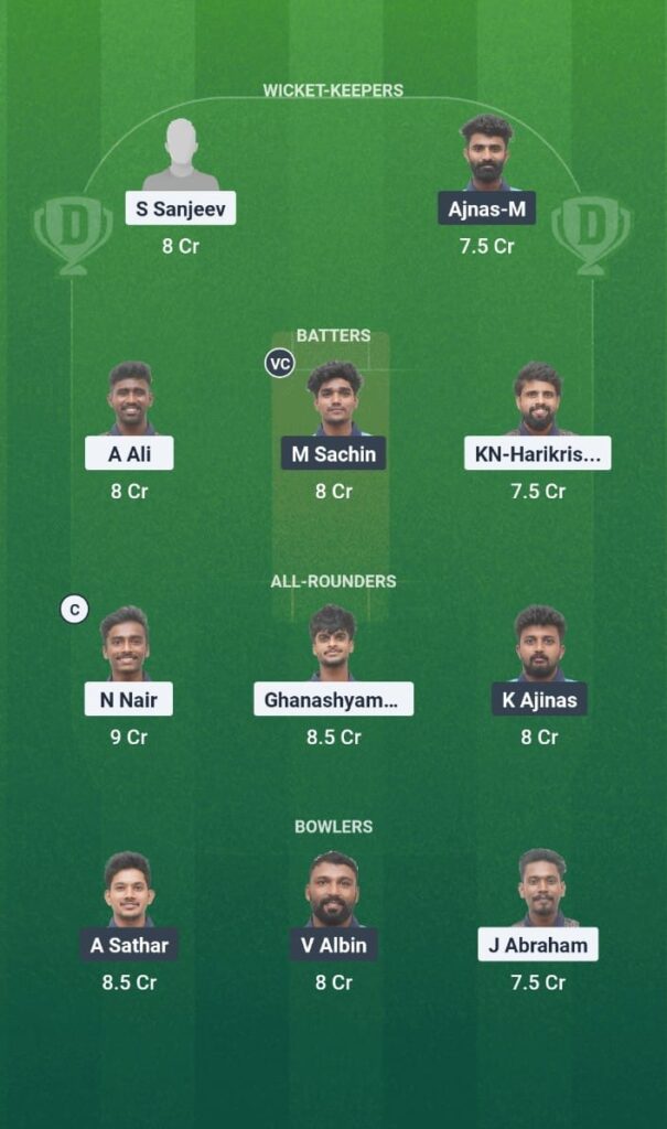 KOY vs WAN Dream11 Prediction Today Match Kerala Men’s T20 Challenger Trophy 2025 Match 24 Fantasy Tips