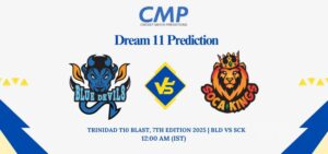 BLD vs SCK Dream11 Prediction Today Match Trinidad T10 Blast 7th Edition 2025 Match 26 Fantasy Tips