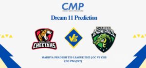 GC vs CGS Dream11 Prediction Today Match Madhya Pradesh T20 League 2025 Match 1 Fantasy Tips