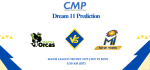 SEO vs MINY Dream11 Prediction Today Match Major League Cricket 2025 Match 18 Fantasy Tips