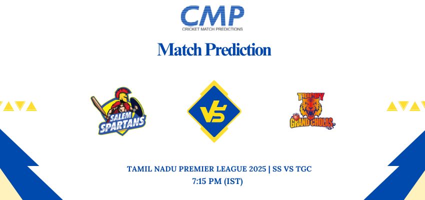 Tamil Nadu Premier League 2025 Match 7 SS vs TGC Prediction Who Will Win Today