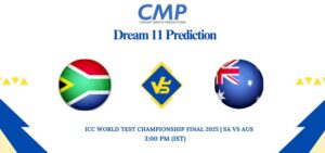 ICC World Test Championship Final 2025 Final SA vs AUS Dream11 Prediction