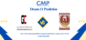GUC vs PC Dream11 Prediction Match 21: Fantasy Tips & Playing 11