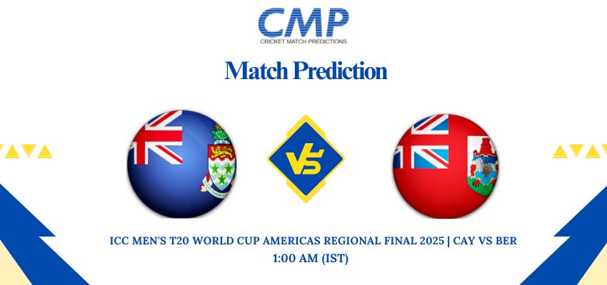 CAY vs BER Dream11 Prediction ICC Men's T20 World Cup Americas Regional Final 2025 Match 10 Fantasy Tips
