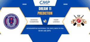 MDS vs PAL Dream11 Prediction Today Match Afghanistan National T20 2025 Match 1 Fantasy Tips