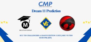 MEC vs THN Dream11 Prediction KCC T20 Challengers A League Edition 3 2025 Match 19 Fantasy Tips