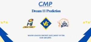 MINY vs TSK Dream11 Prediction Today Match Major League Cricket 2025 Match 2 Fantasy Tips