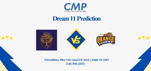 NMB vs ORT Dream11 Prediction Today Match Vidarbha Pro T20 League 2025 Match 10 Fantasy Tips
