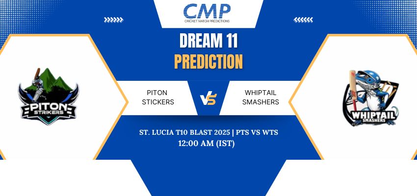 PTS vs WTS Dream11 Prediction Today Match St. Lucia T10 Blast 2025 Match 2 Fantasy Tips