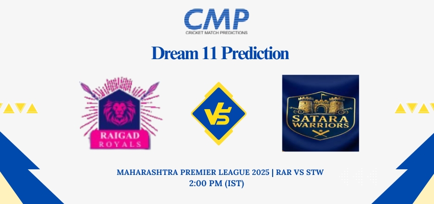 RAR vs STW Dream11 Prediction Maharashtra Premier League 2025 Match 2 Fantasy Tips