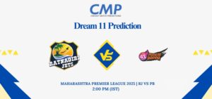 RJ vs PB Dream11 Prediction Today Match Maharashtra Premier League 2025Match 3 Fantasy Tips