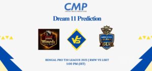 RMW vs LSKT Dream11 Prediction Today Match Bengal Pro T20 League 2025Match 2 Fantasy Tips