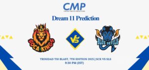 SCK vs BLD Dream11 Prediction Today Match Trinidad T10 Blast, 7th Edition 2025 Match 5 Fantasy Tips