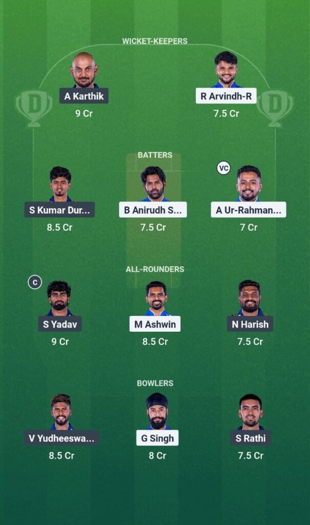 SMP vs NRK Dream11 Prediction Today Match Tamil Nadu Premier League 2025 Match 16 Fantasy Tips