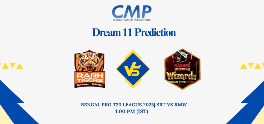 SRT vs RMW Dream11 Prediction Today Match Bengal Pro T20 League 2025 Match 14 Fantasy Tips