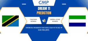 TAN-W vs SIL-W Dream11 Prediction Today Match Kwibuka Women's T20I 2025 Match 3 Fantasy Tips