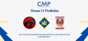 THN-B vs PC Dream11 Prediction Today Match KCC T20 Challengers B League Edition 3 2025 Match 18 Fantasy Tips