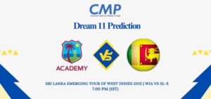 WIA vs SL-E Dream11 Prediction Today Match Sri Lanka Emerging tour of West Indies 2025 3rd ODI Fantasy Tips