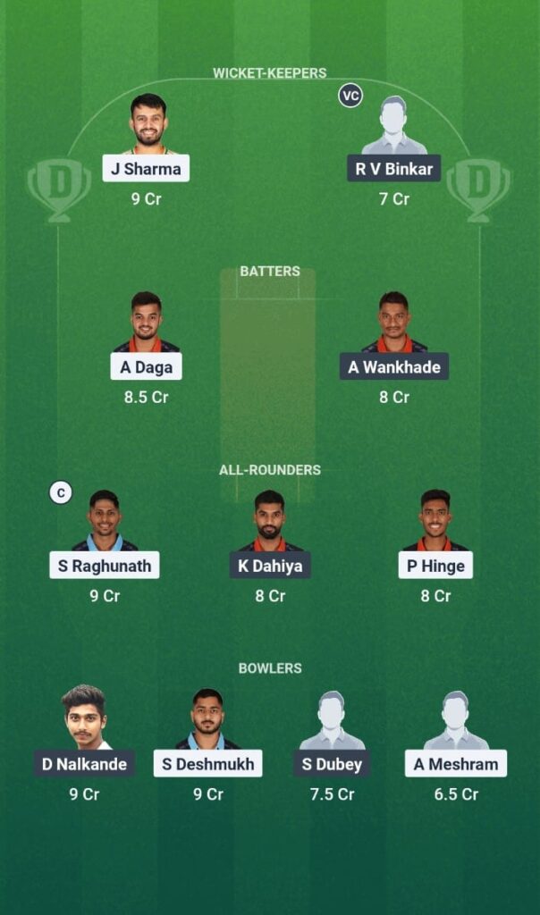 NMB vs ORT Dream11 Prediction Today Match Vidarbha Pro T20 League 2025 Match 10 Fantasy Tips