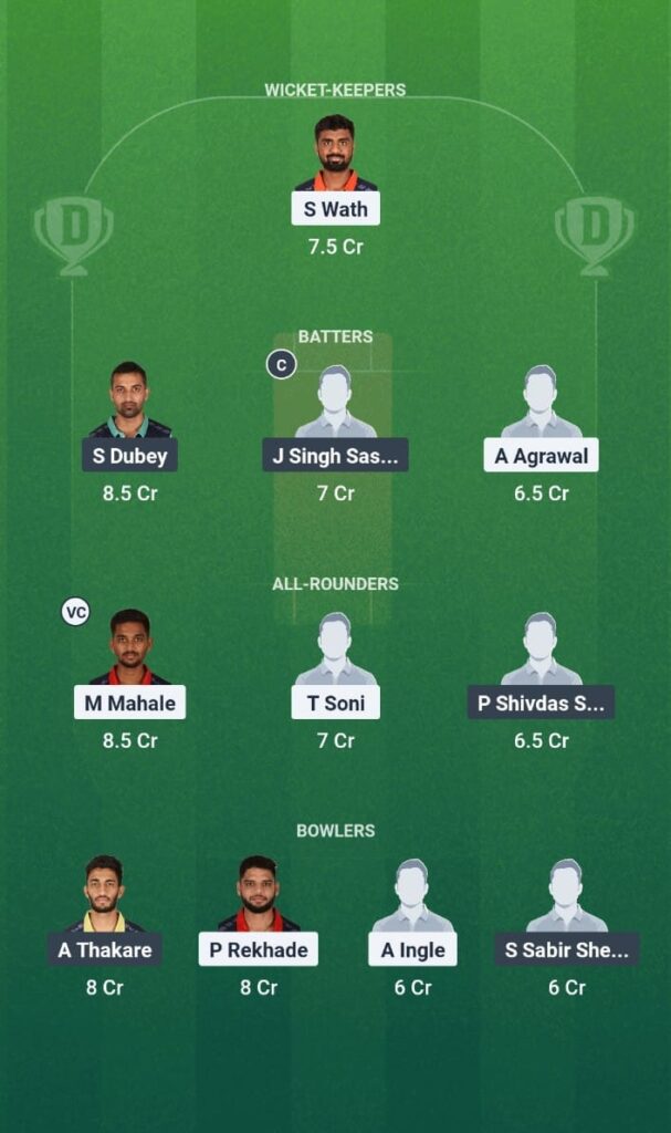 NAH vs NAT Dream11 Prediction Today Match Vidarbha Pro T20 League 2025 Match 11 Fantasy Tips