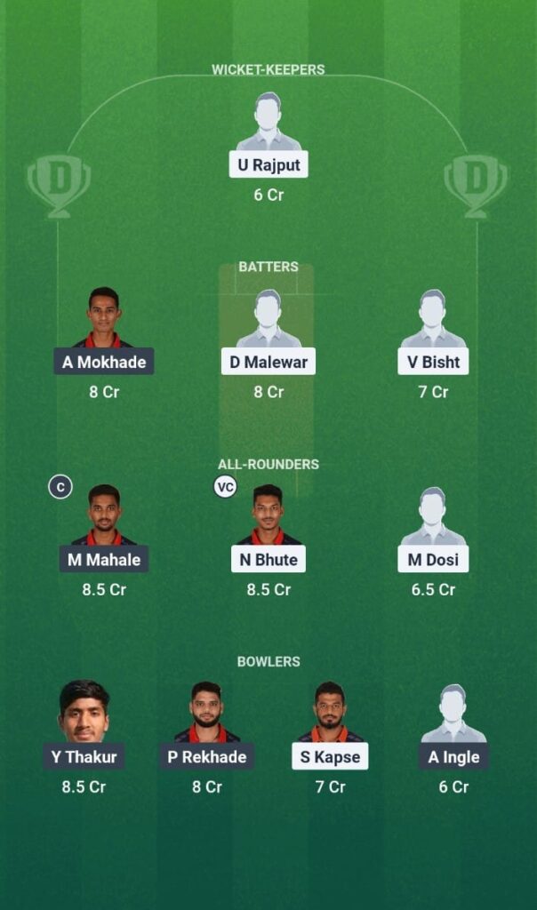 BHR vs NAH Dream11 Prediction Today Match Vidarbha Pro T20 League 2025 Match 12 Fantasy Tips 