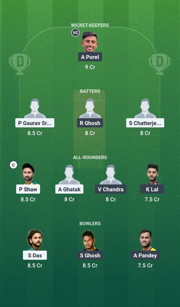 RMW vs LSKT Dream11 Prediction Today Match Bengal Pro T20 League 2025Match 2 Fantasy Tips