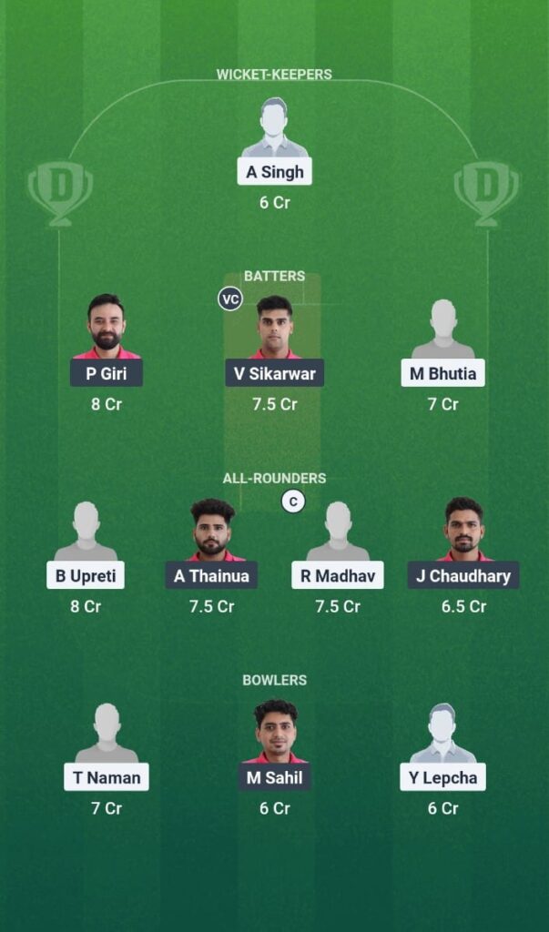 BES vs ACC Dream11 Prediction Today Match Sikkim T20 League 2025 Match 16 Fantasy Tips