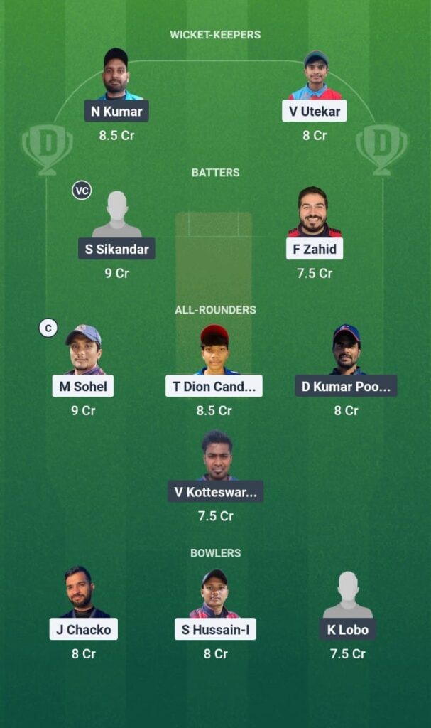 TGS vs GUC Dream11 Prediction Today Match KCC T20 Challengers B League Edition 3 2025 Match 17 Fantasy Tips