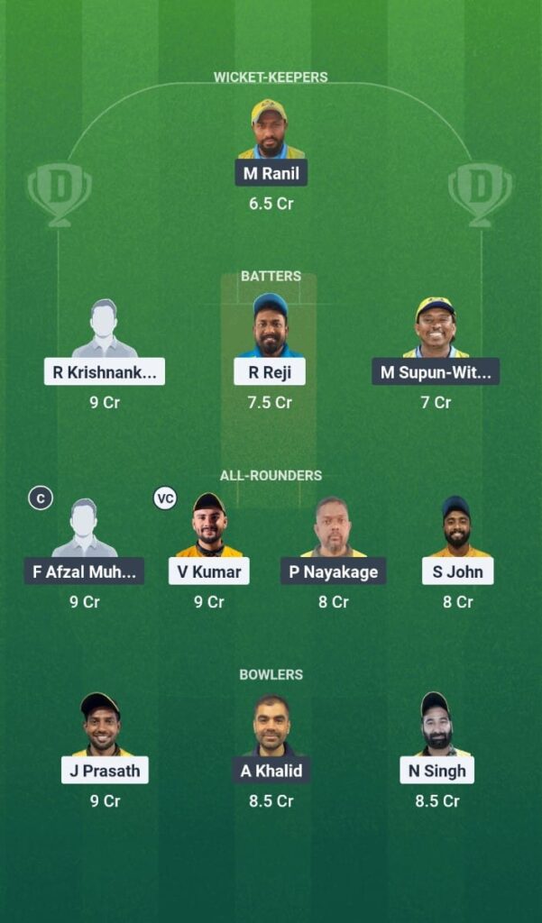 AMB vs RL Dream11 Prediction Today Match KCC T20 Challengers A League Edition 3 2025 Match 31 Fantasy Tips