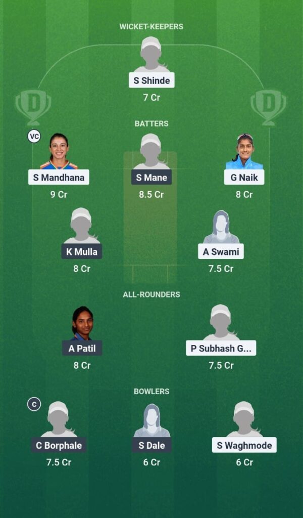 RJ-W vs PW-W Dream11 Prediction Today Match Maharashtra Women's Premier League 2025 Match 9 Fantasy Tips