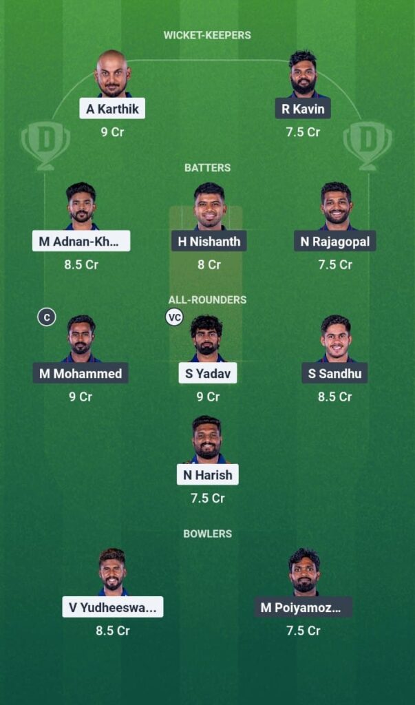 NRK vs SS Dream11 Prediction Today Match Tamil Nadu Premier League 2025 Match 13 Fantasy Tips