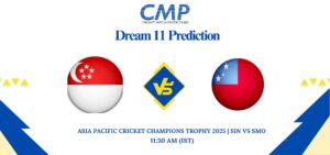 SIN vs SMO Dream11 Prediction Asia Pacific Cricket Champions Trophy 2025 Match 2 Fantasy Tips