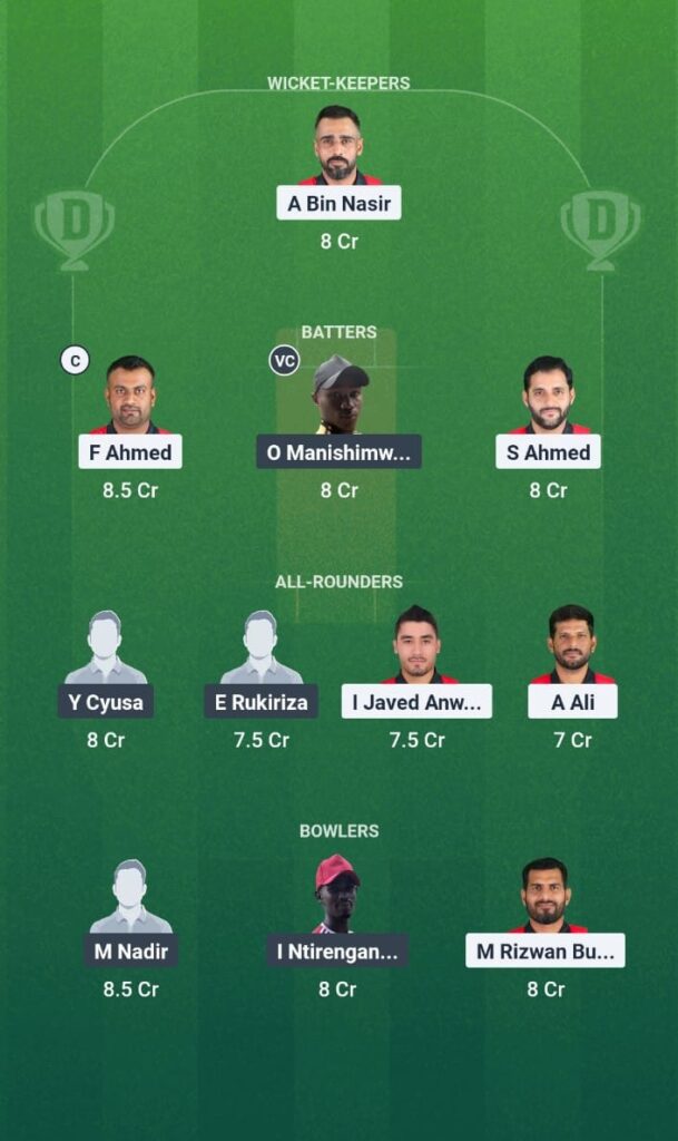 BAH vs RWN Dream11 Prediction Today Match Rwanda T20I Tri-Series 2025 Match 1 Fantasy Tips