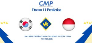 SK vs INA Dream11 Prediction Today Match Bali Bash International Tri Series 2025 Match 4 Fantasy Tips