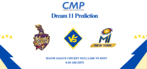 LAKR vs MINY Dream11 Prediction Today Match Major League Cricket 2025 Match 24 Fantasy Tips