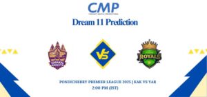 KAK vs YAR Dream11 Prediction Today Match Pondicherry Premier League 2025 Match 14 Fantasy Tips