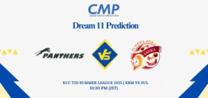 KRM vs SUL Dream11 Prediction Today Match KCC T20 Summer League 2025 Match 4 Fantasy Tips