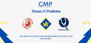 SEL vs JOH Dream11 Prediction Today Match MCA Men's T20 Inter-State Championship 2025 Match 1 Fantasy Tips