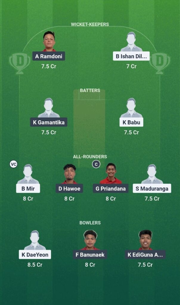 SK vs INA Dream11 Prediction Today Match Bali Bash International Tri Series 2025 Match 4 Fantasy Tips