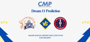 TSK vs WF Dream11 Prediction Today Match Major League Cricket 2025 Match 23 Fantasy Tips