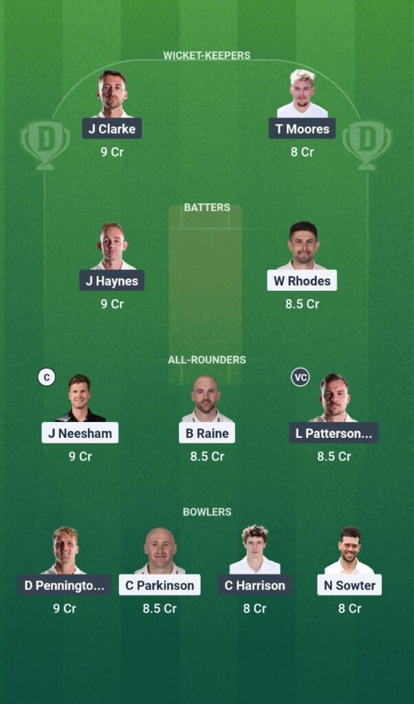 DUR vs NOT Dream11 Prediction Today Match T20 Blast 2025 North Group Fantasy Tips