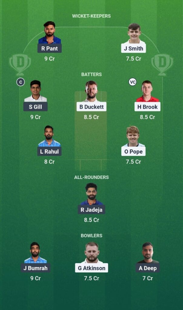 ENG vs IND Dream11 Prediction 3rd Test- India tour of England 2025.