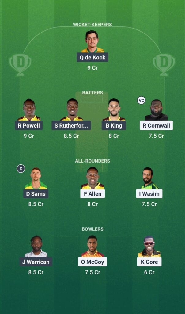 ABF vs BR Dream11 Prediction Today Match Caribbean Premier League 2025 Match 3 Fantasy Tips