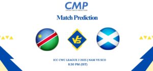 ICC CWC LEAGUE 2 2025 Match 81 NAM vs SCO Prediction Who Will Win Today