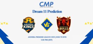 KNK vs BVB Dream11 Prediction Today Match Andhra Premier League 2025 Match 20 Fantasy Tips