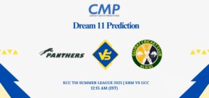 KRM vs GCC Dream11 Prediction Today Match KCC T10 Summer League 2025 Match 21 Fantasy Tips