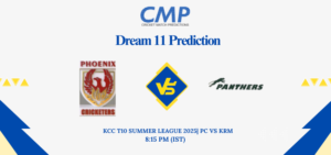 PC vs KRM Dream11 Prediction Today Match KCC T10 Summer League 2025 Match 8 Fantasy Tips