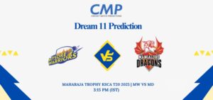 MW vs MD Dream11 Prediction Today Match Maharaja Trophy KSCA T20 2025 Match 7 Fantasy Tips
