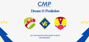 SLBL vs SLGY Dream11 Prediction Today Match SLC T20 League 2025 Match 5 Fantasy Tips